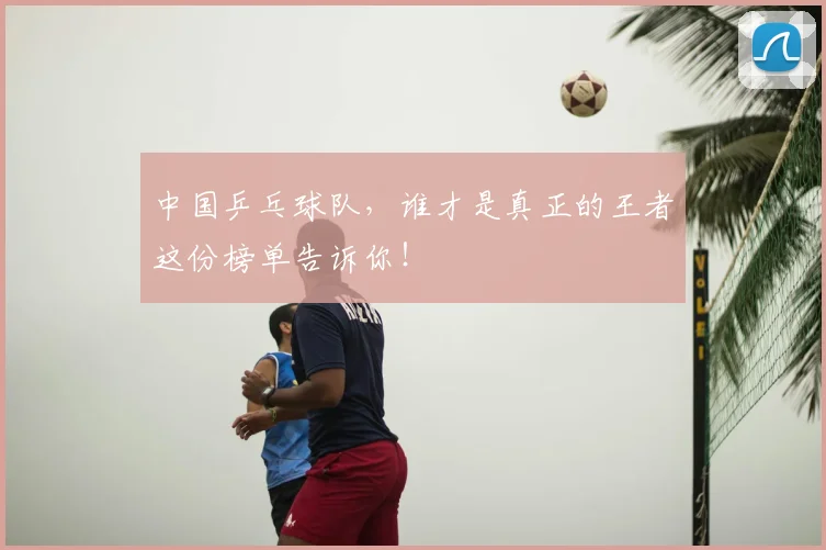 中国乒乓球队,谁才是真正的王者这份榜单告诉你!