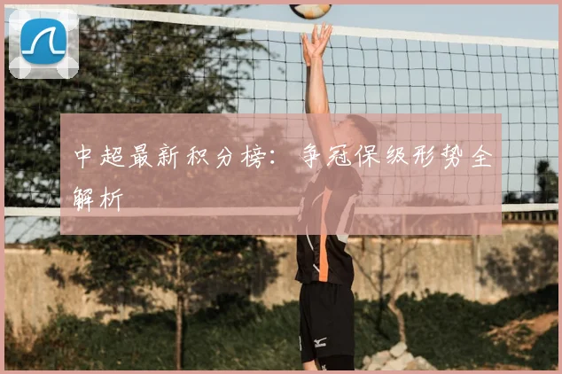 中超最新积分榜:争冠保级形势全解析